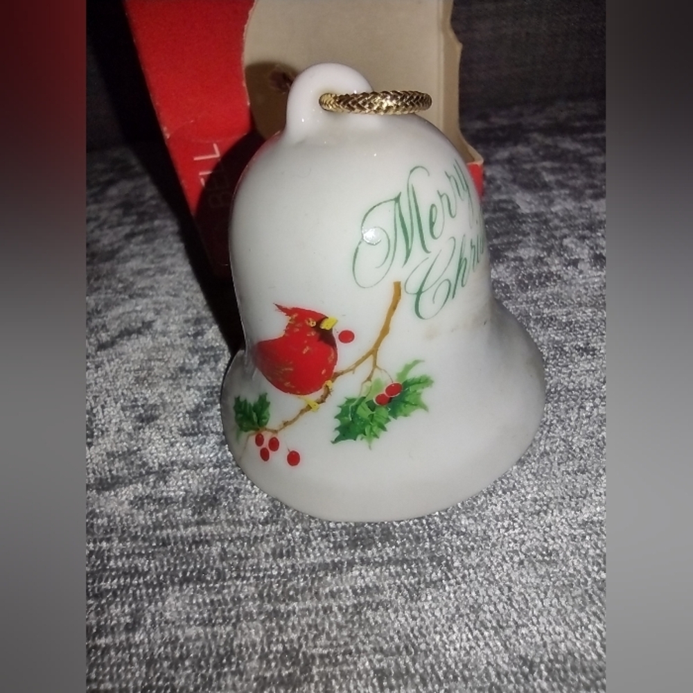 Vintage Holiday Bell, Gibson Ornament Collection